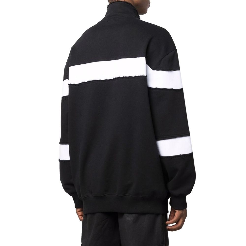 Balmain Black Cotton Sweatshirt Balmain