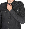 Balmain Black Denim Shirt Balmain