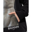 Balmain Black Cotton Sweatshirt Balmain