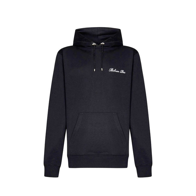 Balmain Black Cotton Sweatshirt Balmain