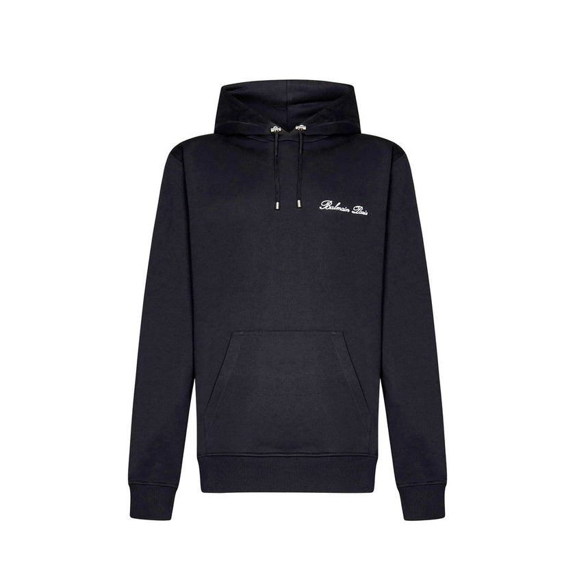 Balmain Black Cotton Sweatshirt Balmain