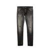 Balmain Black Cotton Skinny Jeans Balmain