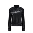 Balmain Black Elastane Sweatshirt Balmain