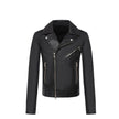 Balmain Black Leather Biker Jacket Balmain