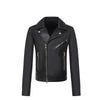 Balmain Black Leather Biker Jacket Balmain