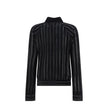 Balmain Black Elastane Sweatshirt Balmain