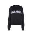Balmain Black Mohair Sweatshirt Balmain