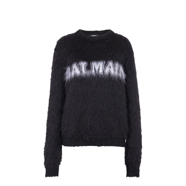Balmain Black Mohair Sweatshirt Balmain