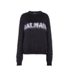 Balmain Black Mohair Sweatshirt Balmain