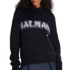 Balmain Black Mohair Sweatshirt Balmain