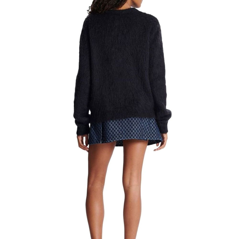 Balmain Black Mohair Sweatshirt Balmain