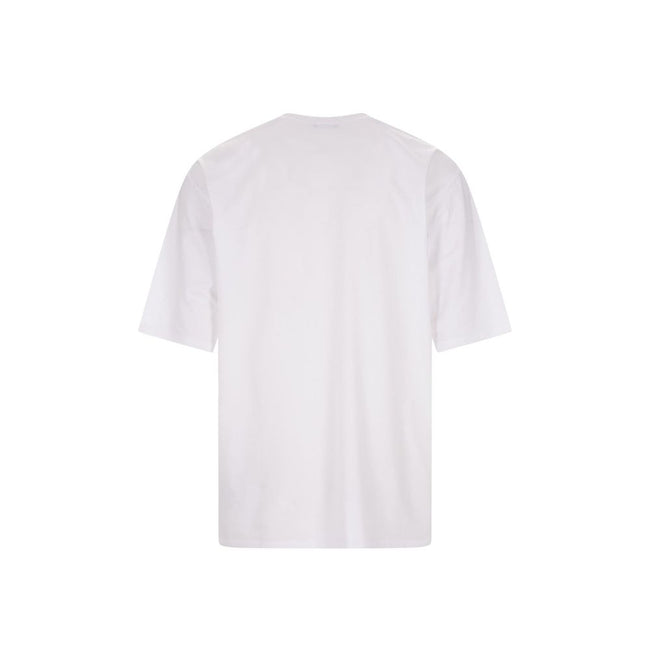 Balmain White Cotton T-Shirt Balmain