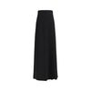 Valentino Black Silk Long Skirt Valentino