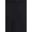 Valentino Black Silk Long Skirt Valentino