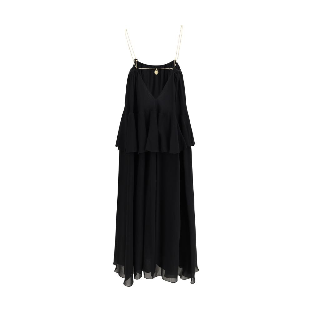 Chloé Black Silk Casual Dress Chloé