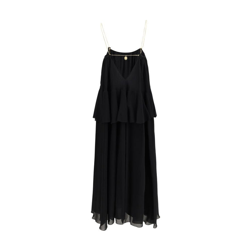 Chloé Black Silk Casual Dress Chloé