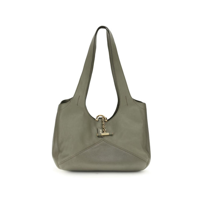 Chloé Bicolor Calf Leather Bos Taurus Shoulder Bag Chloé