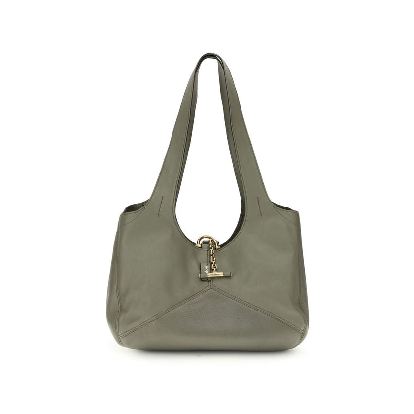 Chloé Bicolor Calf Leather Bos Taurus Shoulder Bag Chloé