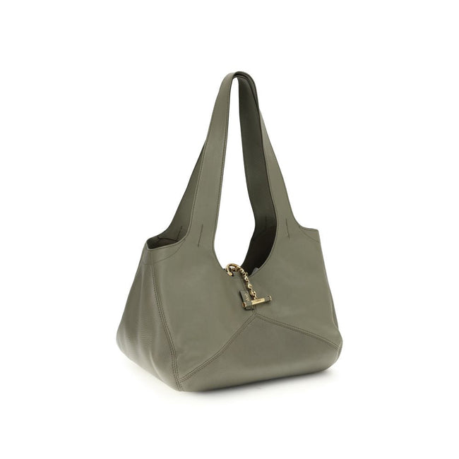 Chloé Bicolor Calf Leather Bos Taurus Shoulder Bag Chloé