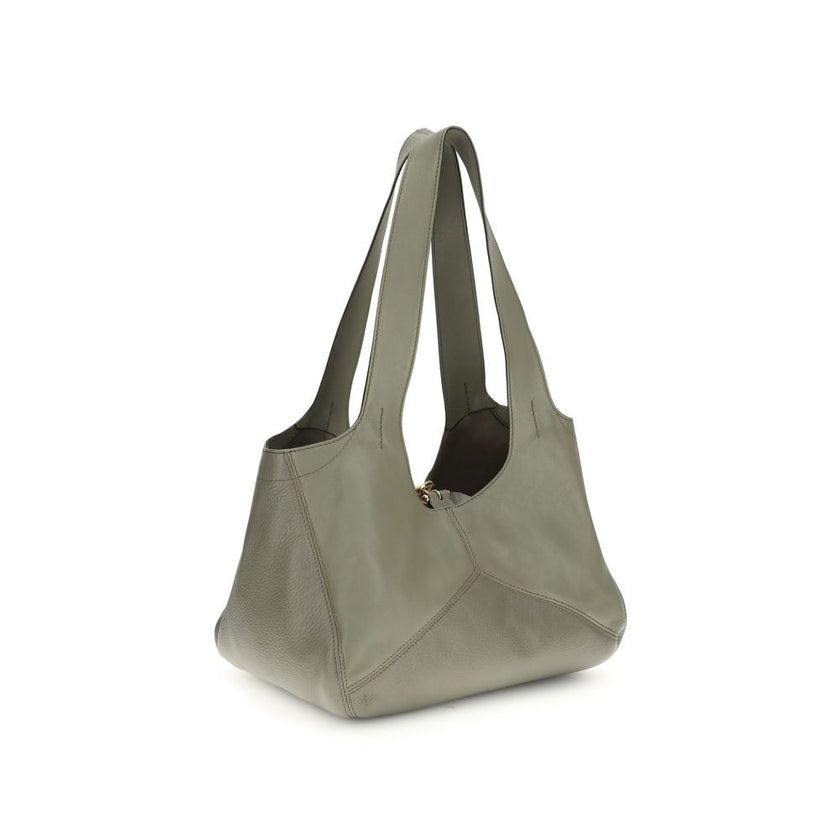 Chloé Bicolor Calf Leather Bos Taurus Shoulder Bag Chloé