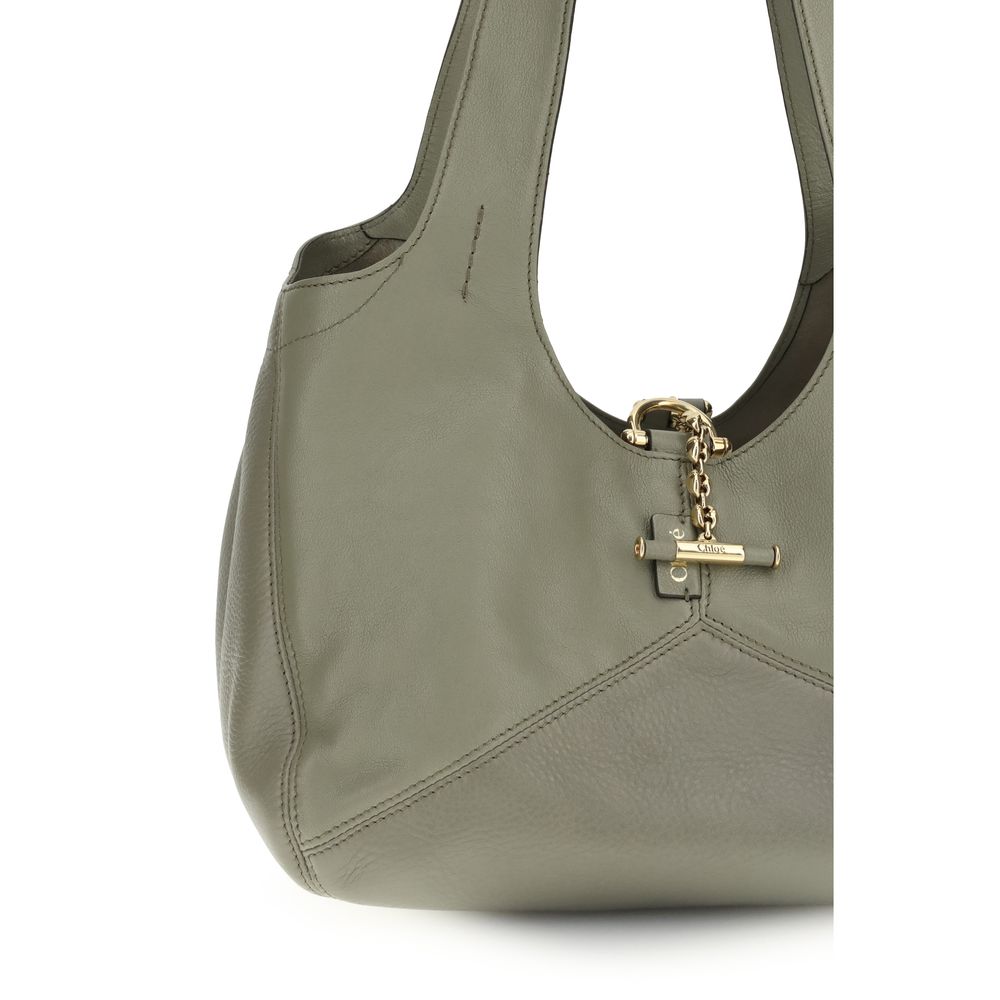Chloé Bicolor Calf Leather Bos Taurus Shoulder Bag Chloé