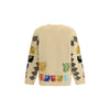 Valentino Multicolor Wool Cardigan Valentino