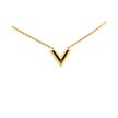 Louis Vuitton Gold Metal Necklace Louis Vuitton