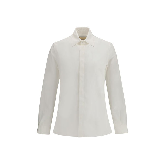 Valentino White Cotton Dress Shirt Valentino
