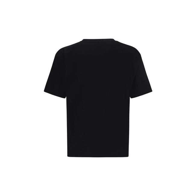 Valentino Black Cotton T-Shirt Valentino