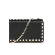 Valentino Garavani Black Calf Leather Bos Taurus Wallet Valentino Garavani