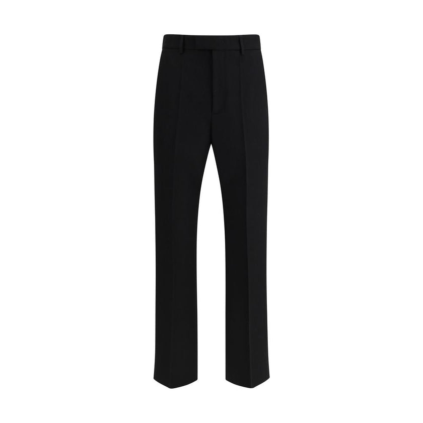 Valentino Black Fleece Wool Dress Pants Valentino