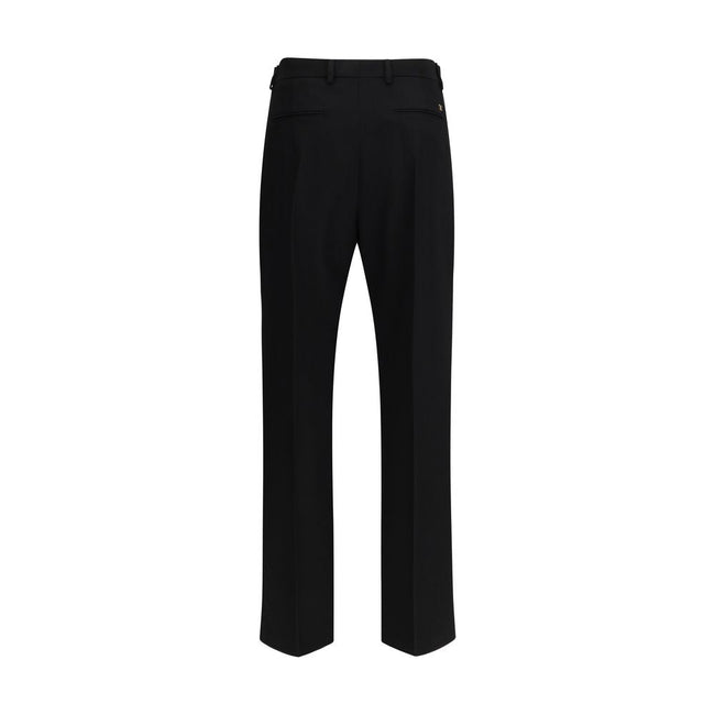 Valentino Black Fleece Wool Dress Pants Valentino