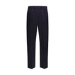 Prada Blue Cotton Dress Pants Prada