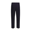 Prada Blue Cotton Dress Pants Prada