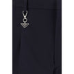 Prada Blue Cotton Dress Pants Prada