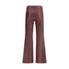 Chloé Bordeaux Leather Pants Chloé