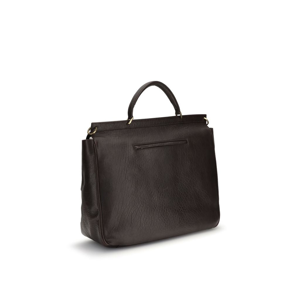 Brunello Cucinelli Brown Calf Leather Bos Taurus Luggage And Travel Brunello Cucinelli