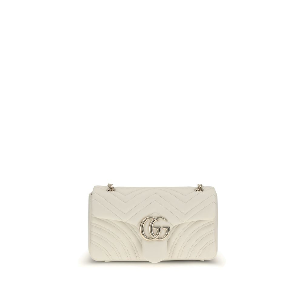 Gucci White Calf Leather Bos Taurus Handbag Gucci