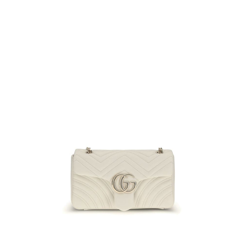 Gucci White Calf Leather Bos Taurus Handbag Gucci