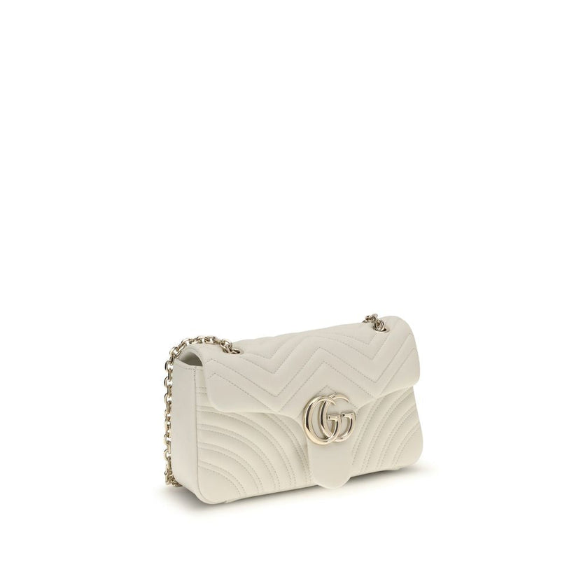 Gucci White Calf Leather Bos Taurus Handbag Gucci