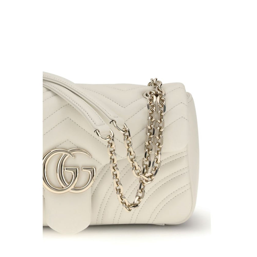 Gucci White Calf Leather Bos Taurus Handbag Gucci