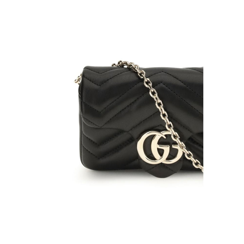 Gucci Black Lamb Leather Shoulder Bag Gucci