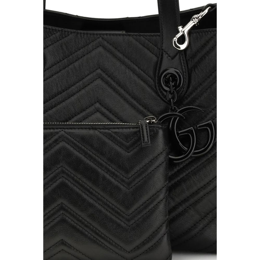 Gucci Black Napa Leather / Calf Bos Taurus Handbag Gucci