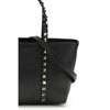Valentino Garavani Black Calf Leather Bos Taurus Shoulder Bag Valentino Garavani