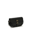 Valentino Garavani Black Calf Leather Bos Taurus Shoulder Bag Valentino Garavani