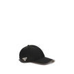 Prada Black Recycled Polyamide Cap (Baseball Hat) Prada