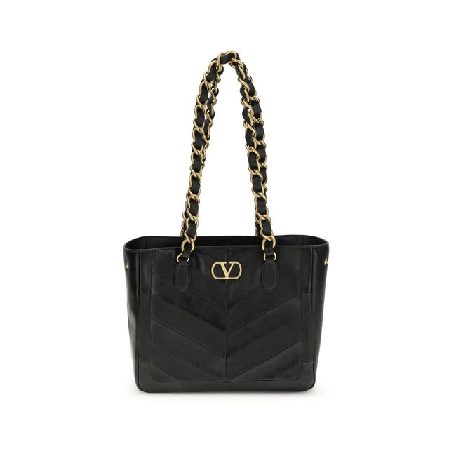 Valentino Garavani Black Napa Leather / Calf Bos Taurus Shoulder Bag Valentino Garavani