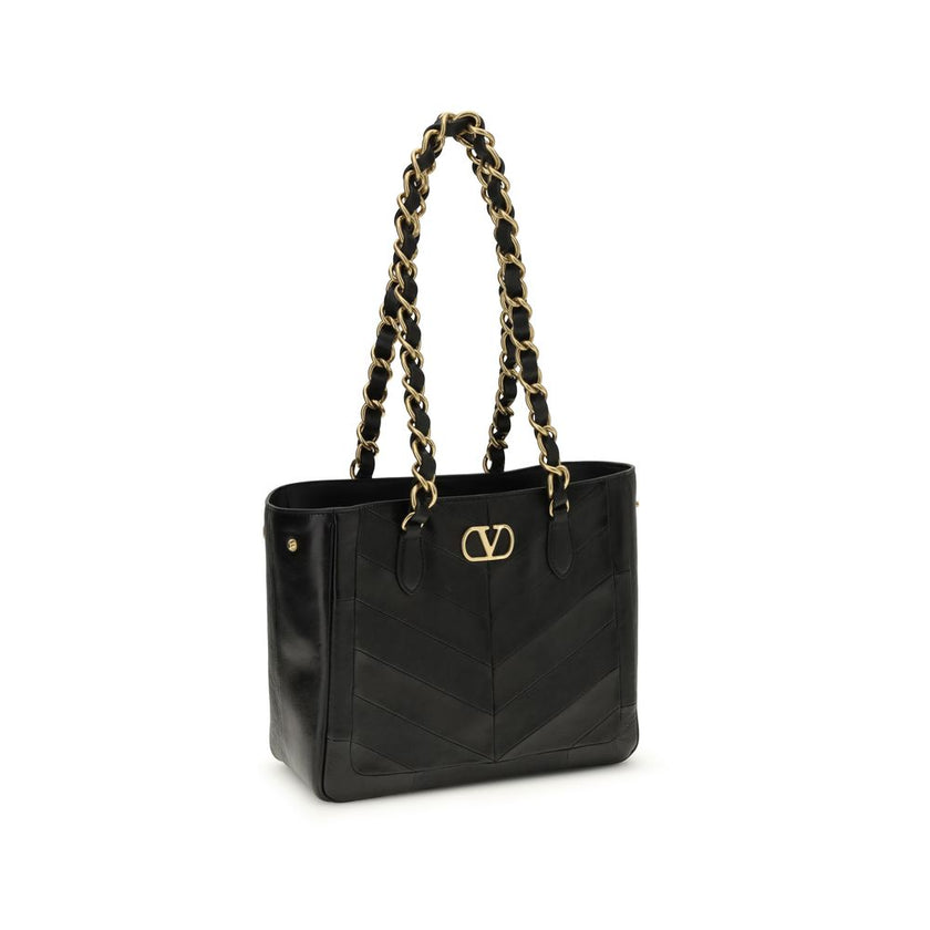 Valentino Garavani Black Napa Leather / Calf Bos Taurus Shoulder Bag Valentino Garavani