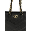 Valentino Garavani Black Napa Leather / Calf Bos Taurus Shoulder Bag Valentino Garavani