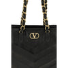 Valentino Garavani Black Napa Leather / Calf Bos Taurus Shoulder Bag Valentino Garavani